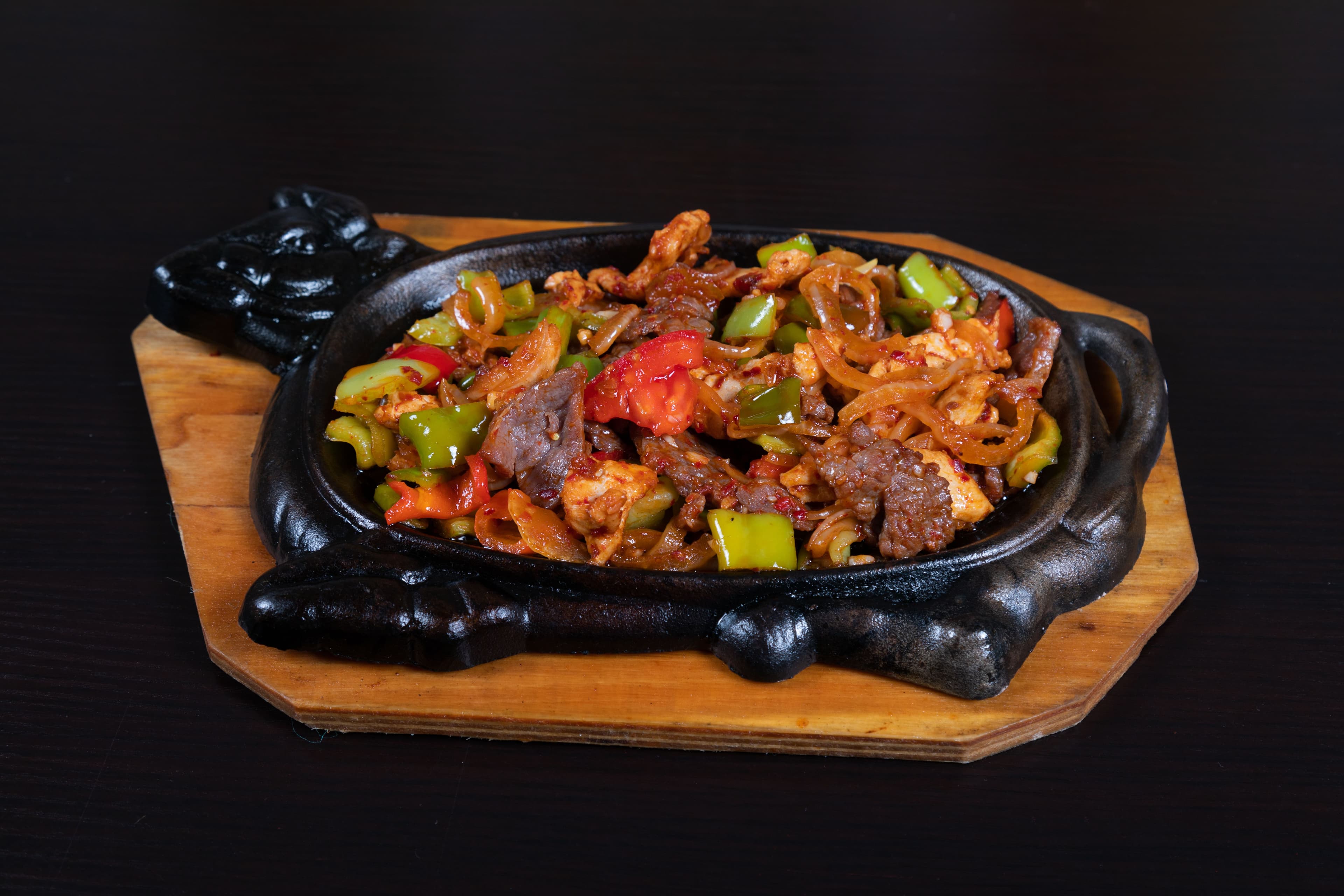 Bhuna Goat or Chicken Sizzler