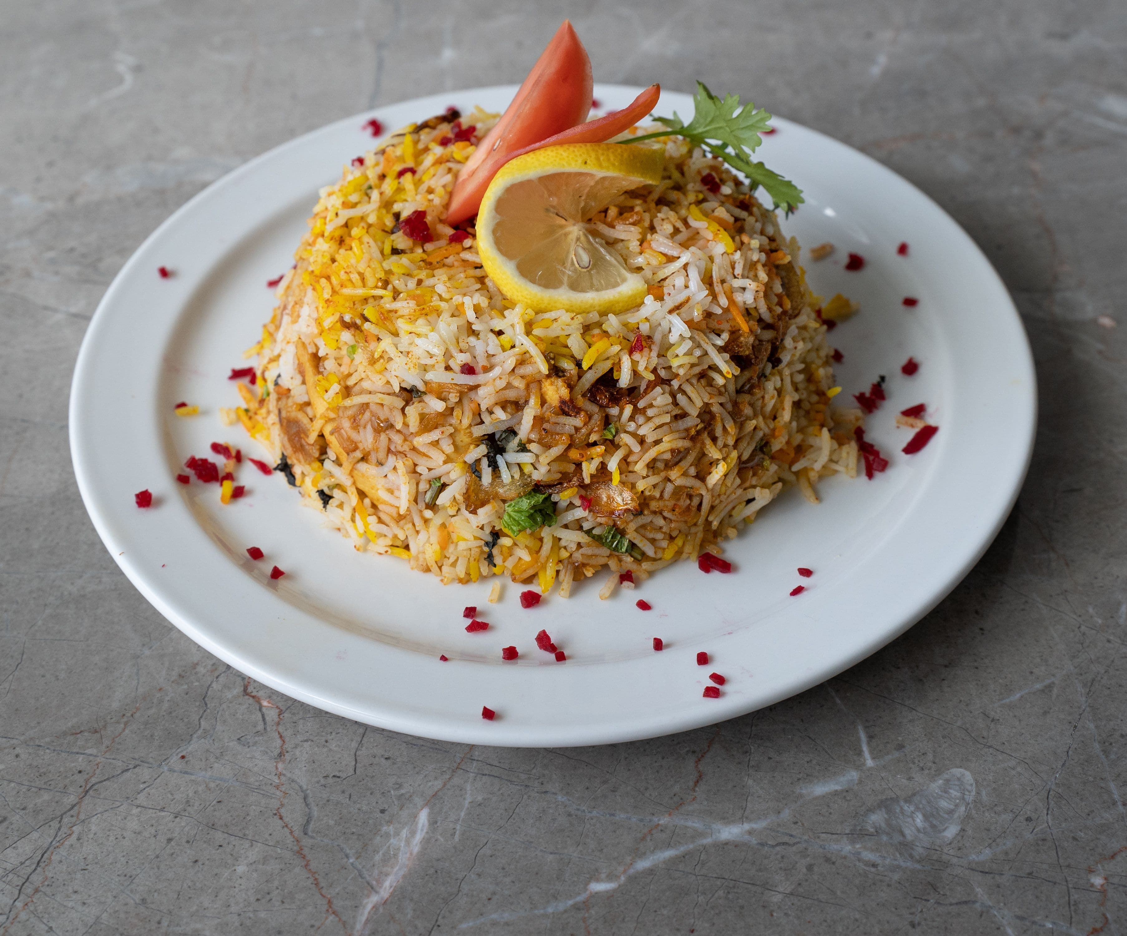 Chicken, Lamb or Goat Biryani